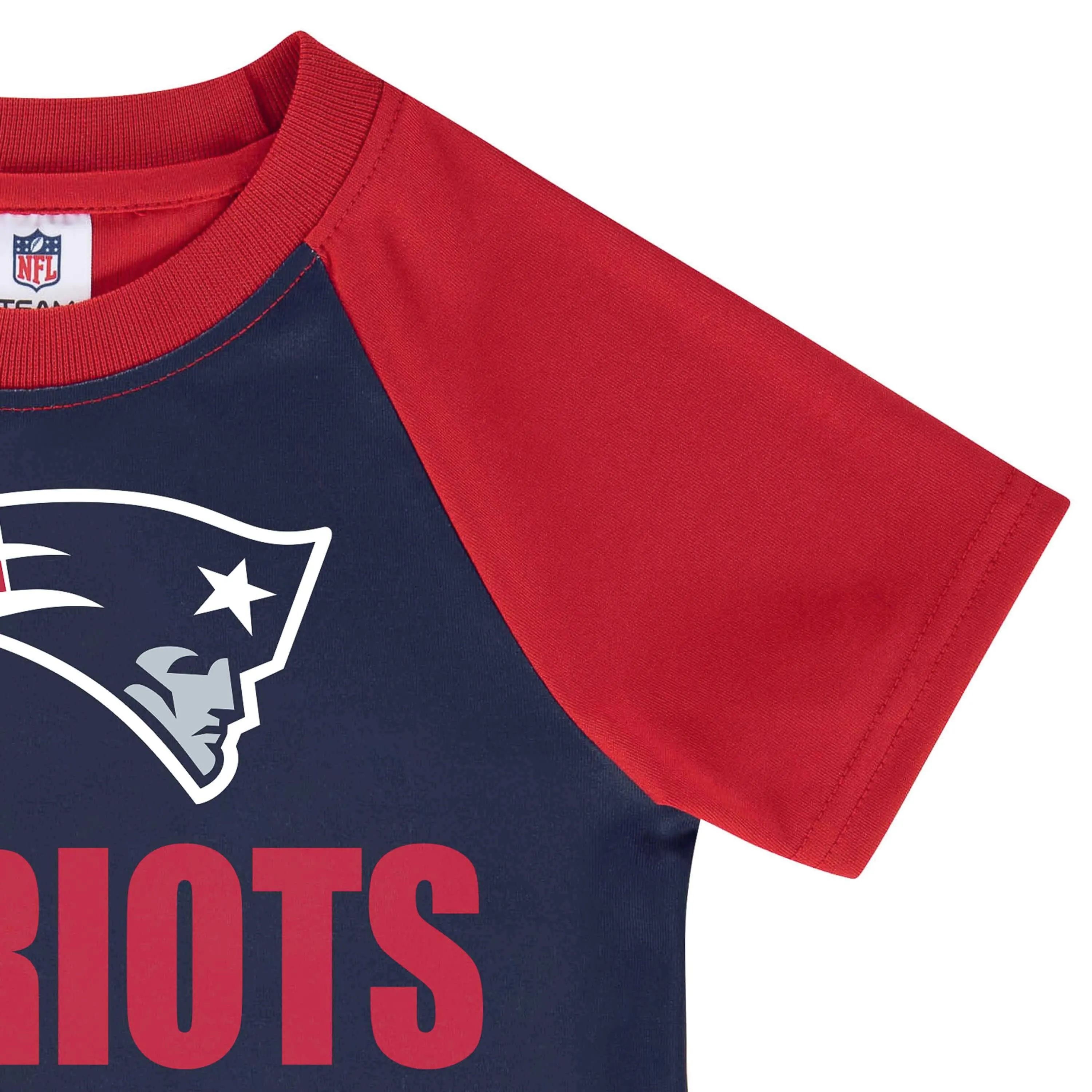 New England Patriots Baby Boys Short Sleeve Tee Shirt