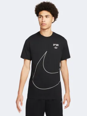 Nike Sportswear Big Swoosh 2 Men Lifestyle T-Shirt Black