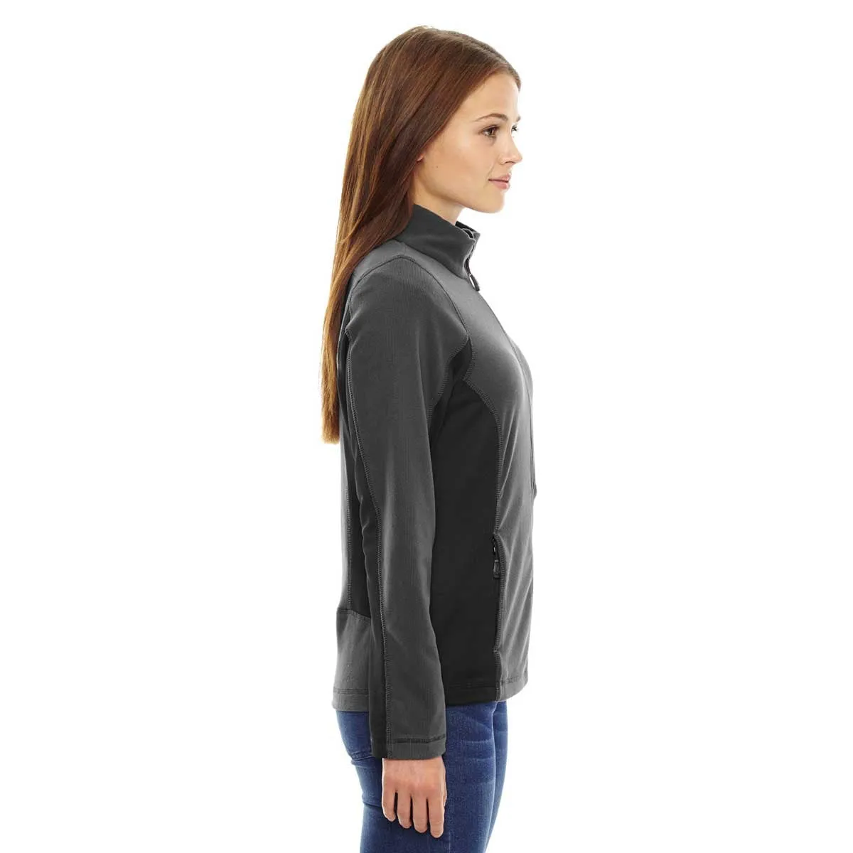 North End Women's Carbon Generate Textured Fleece Jacket