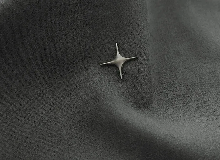 'Nova' Structured Suede-Finish T-Shirt