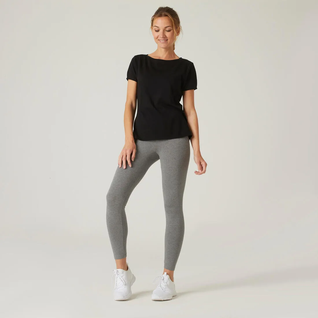 Nyamba Women's Gym & Pilates 7/8 Leggings 500 