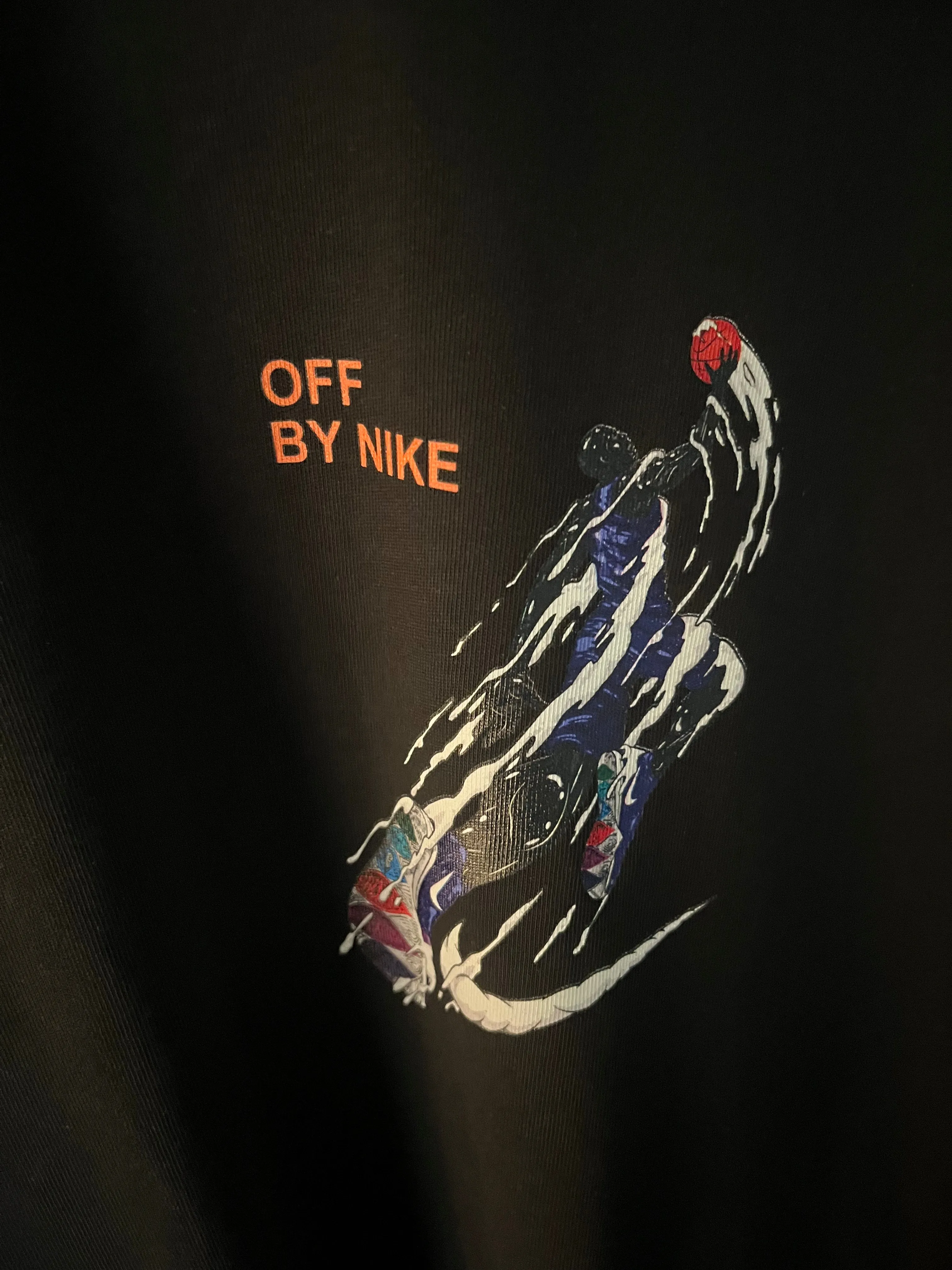 Off White x Nike " Jordan "  T-Shirt styled in Black for Spring&Summer 2024