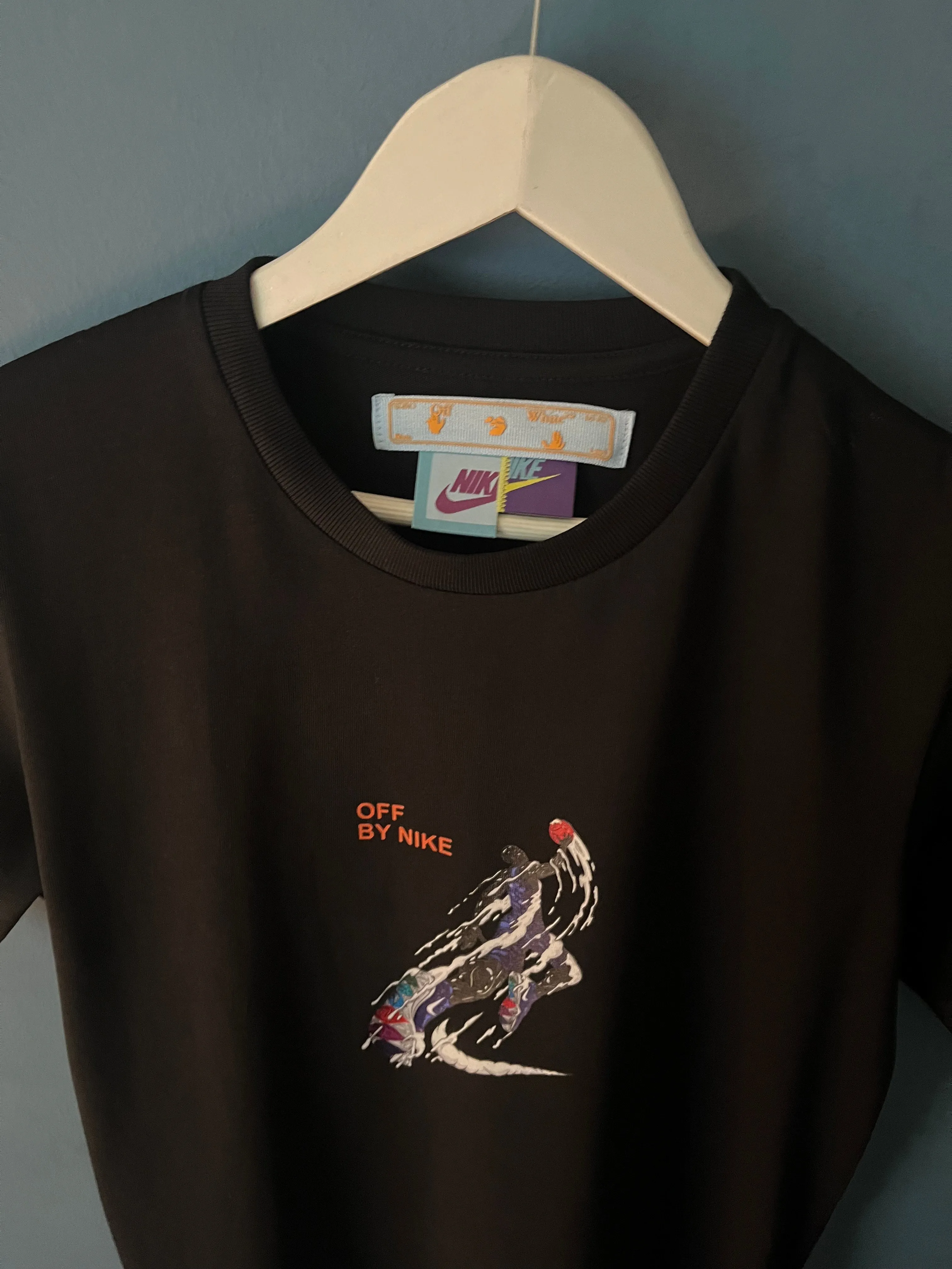 Off White x Nike " Jordan "  T-Shirt styled in Black for Spring&Summer 2024