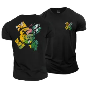 Oil Painting Smiley Cotton T-shirts