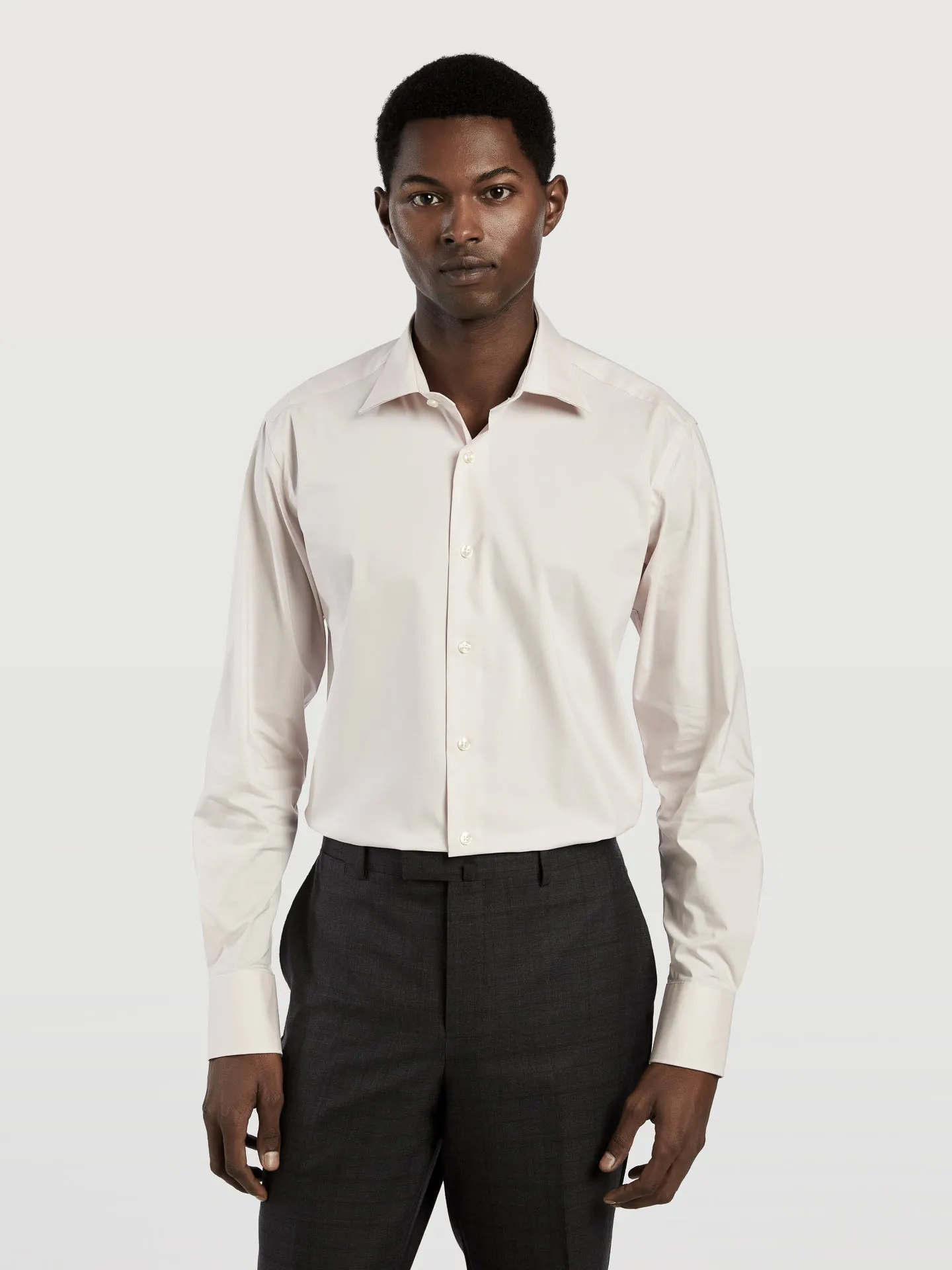 OXFORD COLLAR SLIM FIT SINGLE CUFF