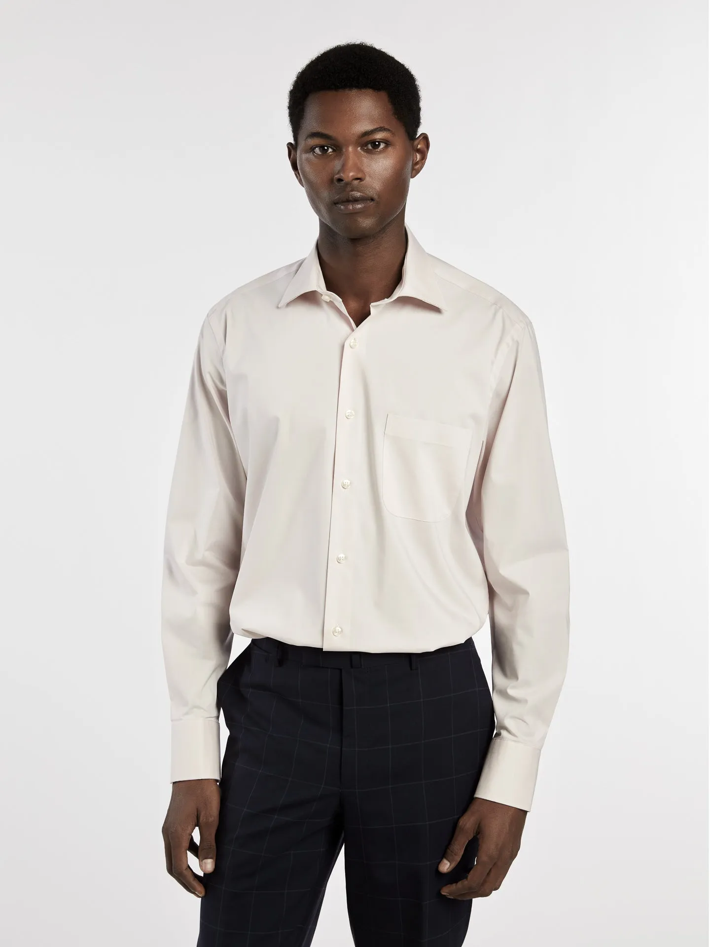 OXFORD COLLAR SLIM FIT SINGLE CUFF