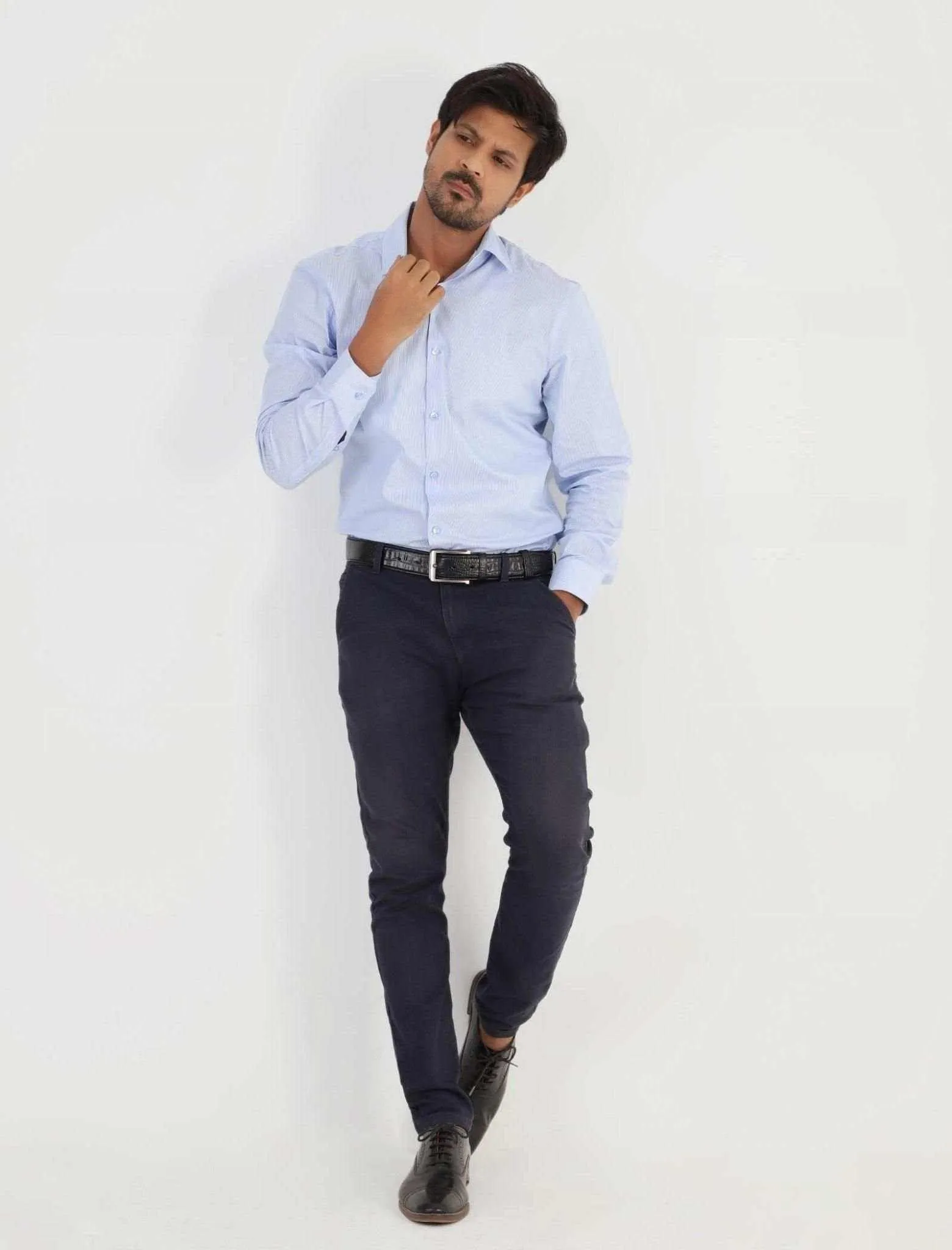 Pencil Stripe Formal Shirt