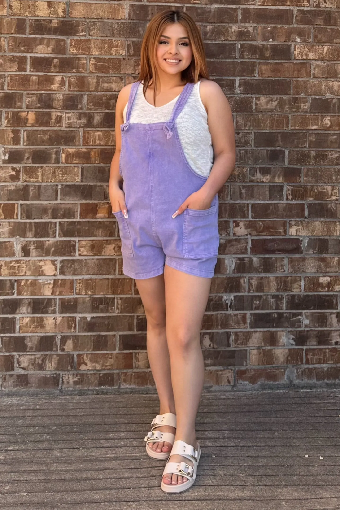 Penelope Lavender Knot Overall