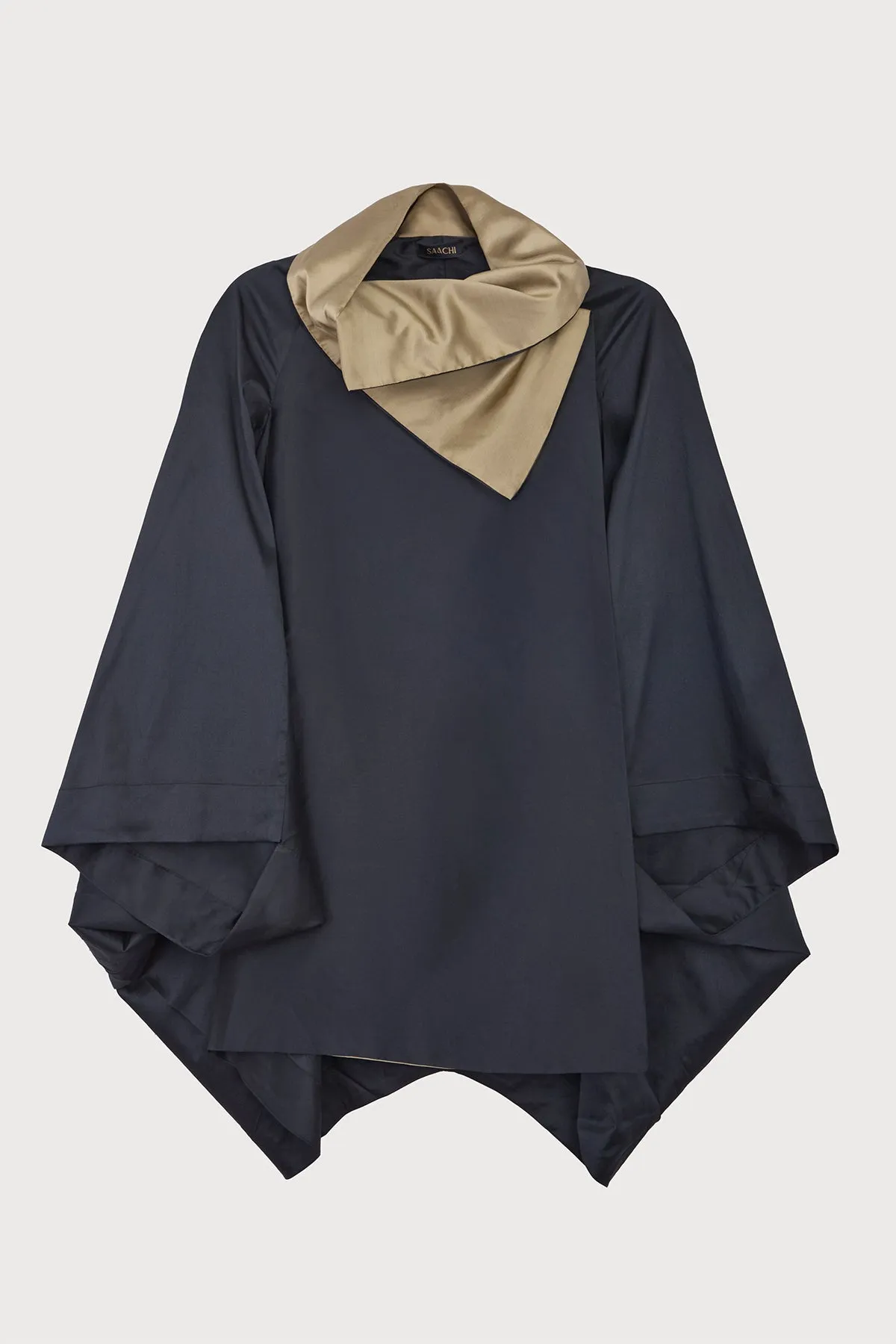 Poncho Cocoon Jacket