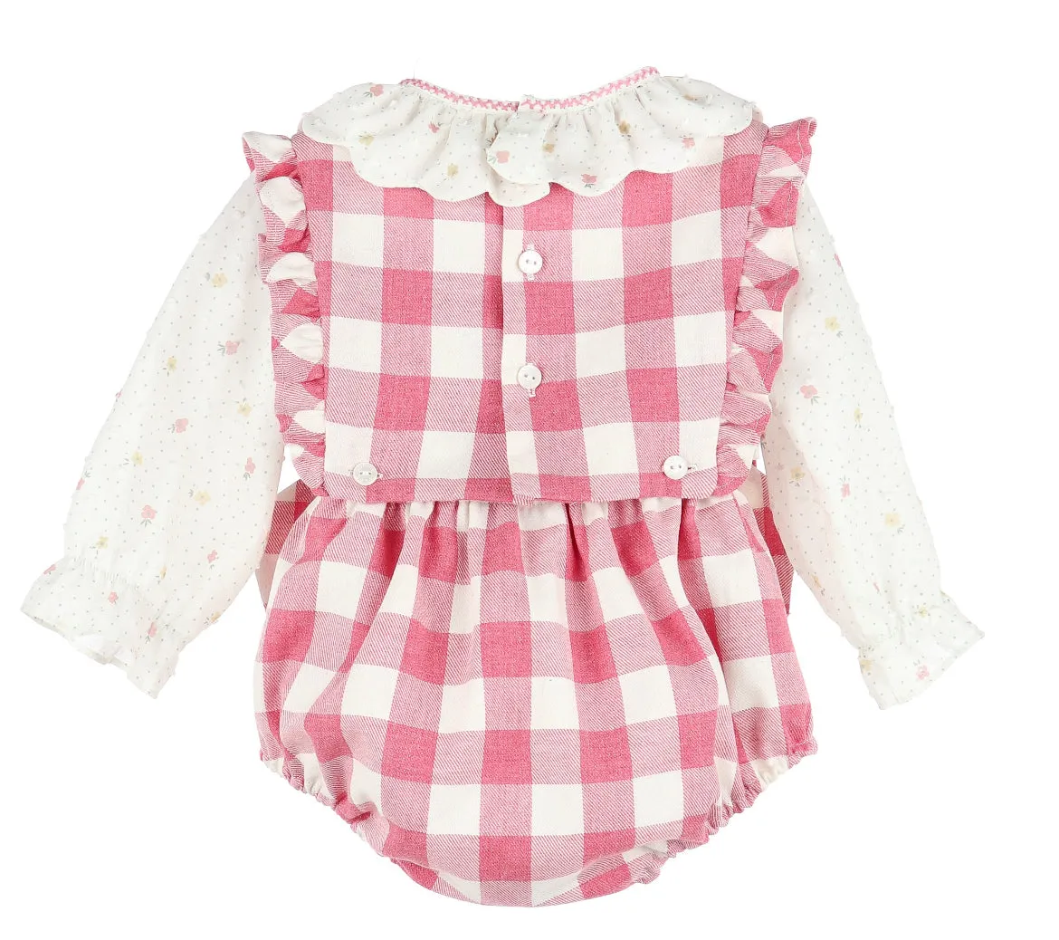 Prim & Pint Size Overall Ruffle