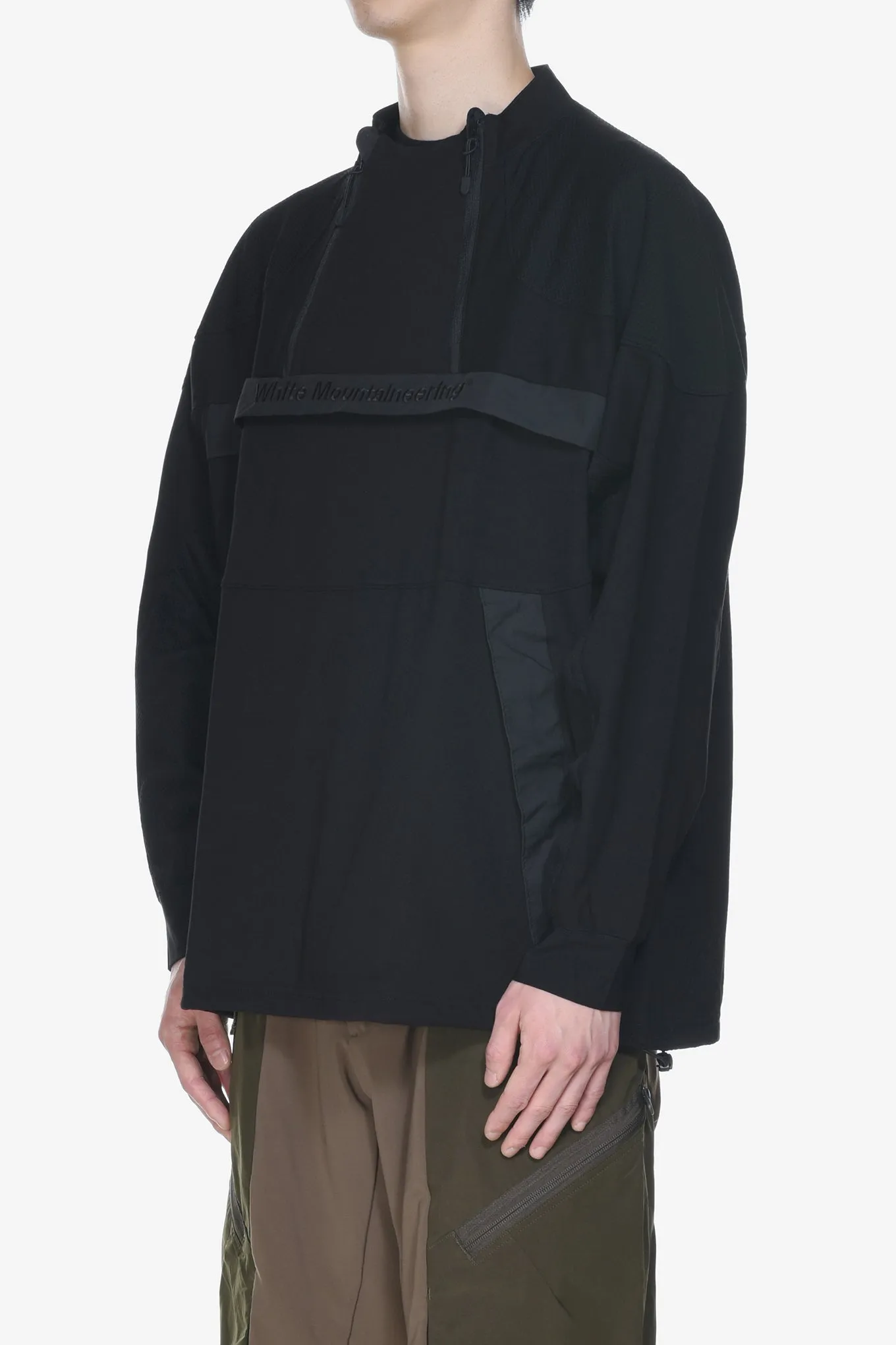 PULLOVER W ZIPPED PULLOVER