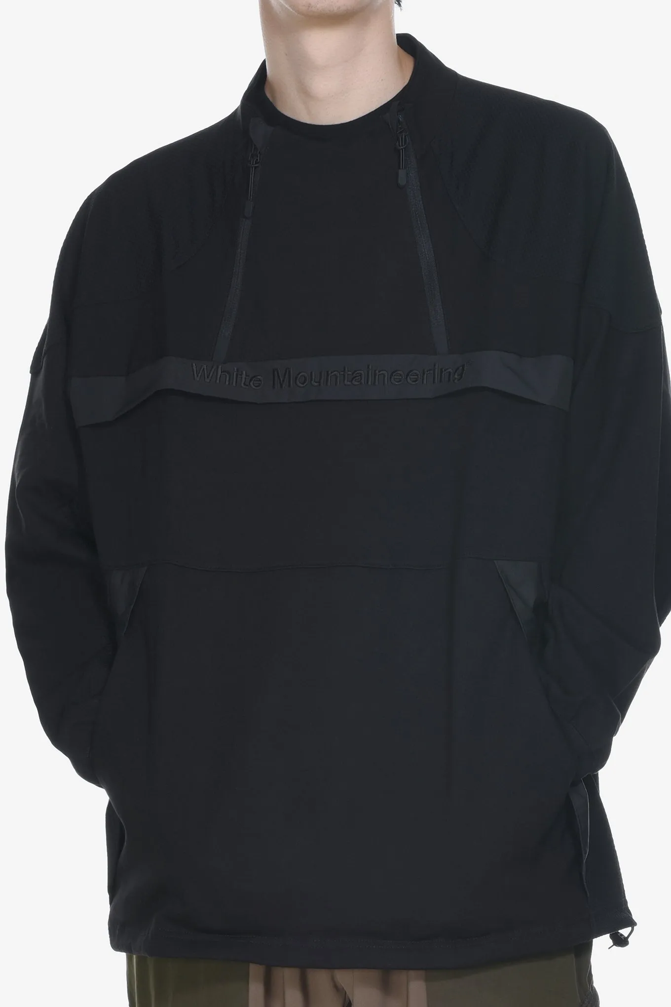PULLOVER W ZIPPED PULLOVER