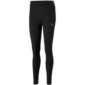 Puma Women's Black ESS Leggings – Comfort Fit with High Cotton Blend