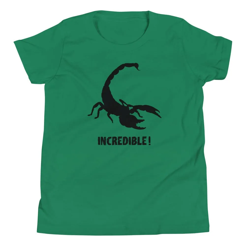 "Scorpions Are Incredible" Scorpions T-Shirt for Youth / Kids (Black Print)