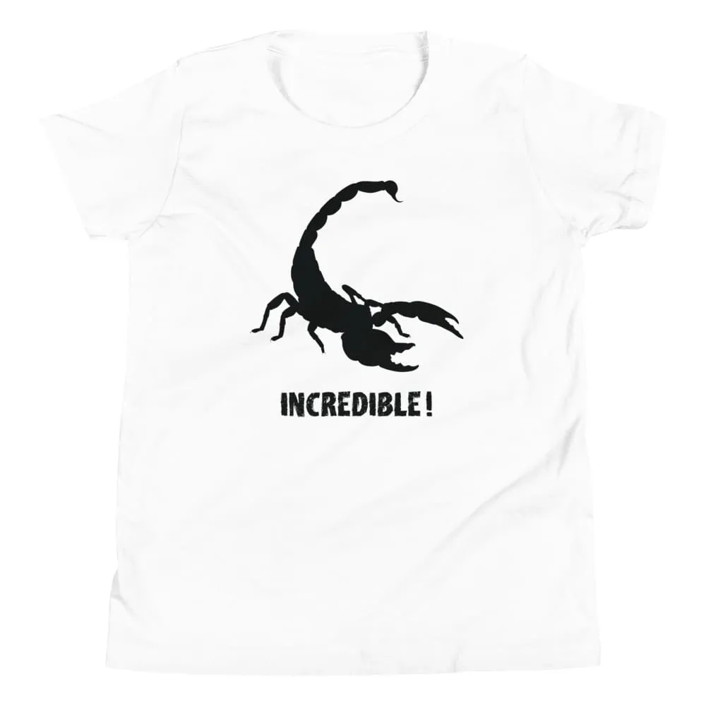 "Scorpions Are Incredible" Scorpions T-Shirt for Youth / Kids (Black Print)