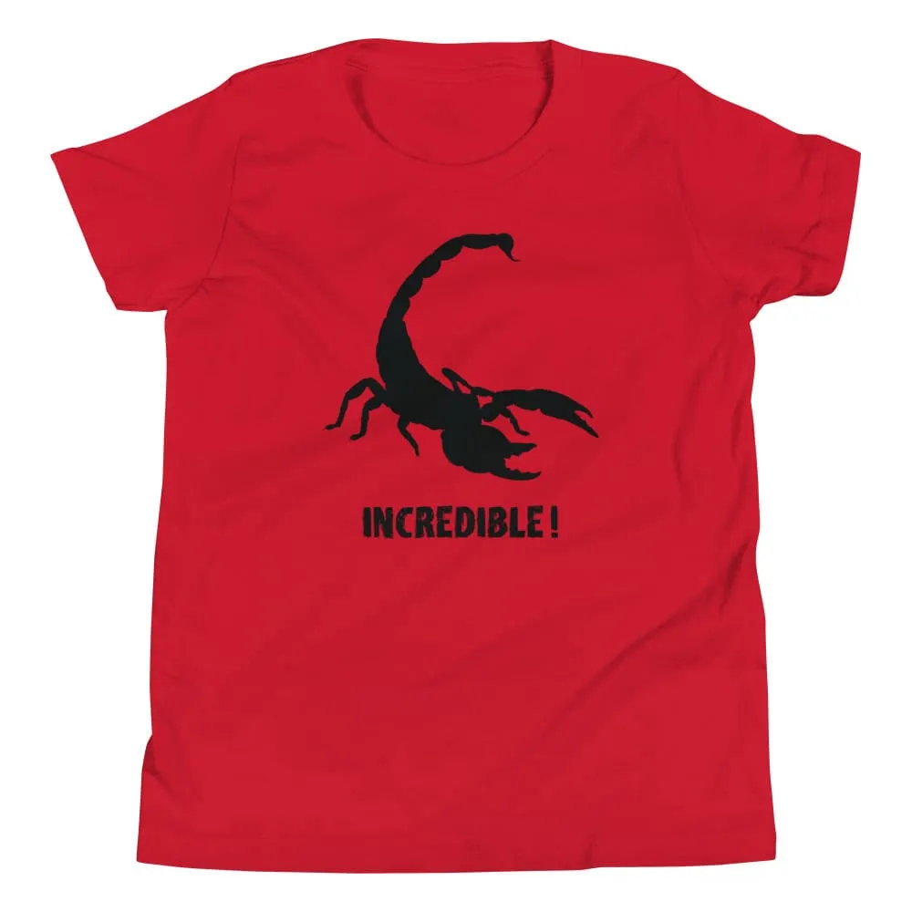 "Scorpions Are Incredible" Scorpions T-Shirt for Youth / Kids (Black Print)