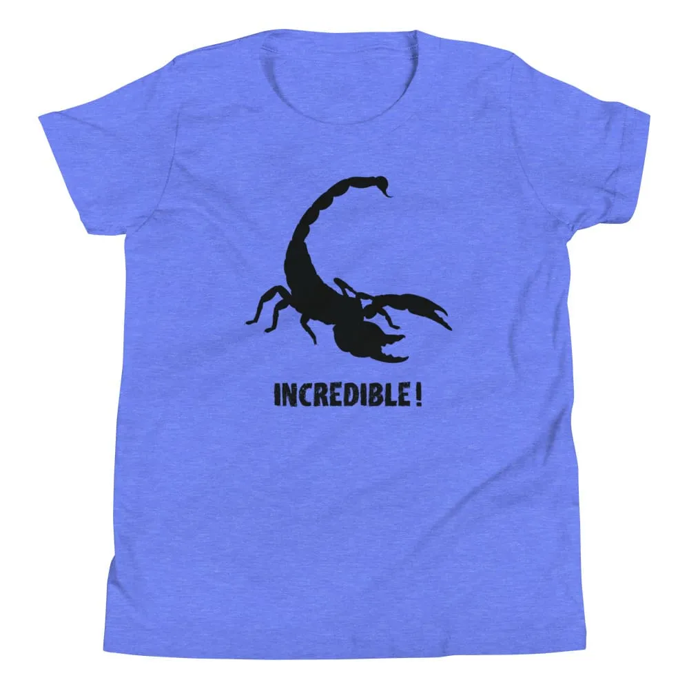 "Scorpions Are Incredible" Scorpions T-Shirt for Youth / Kids (Black Print)