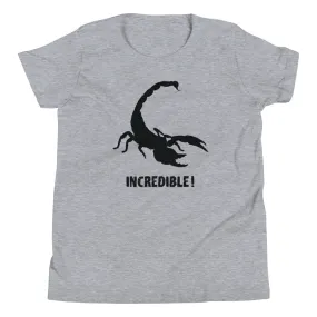 "Scorpions Are Incredible" Scorpions T-Shirt for Youth / Kids (Black Print)