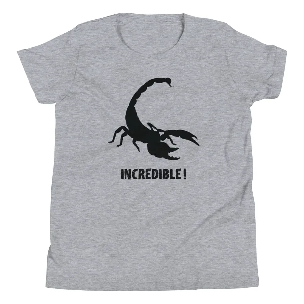 "Scorpions Are Incredible" Scorpions T-Shirt for Youth / Kids (Black Print)