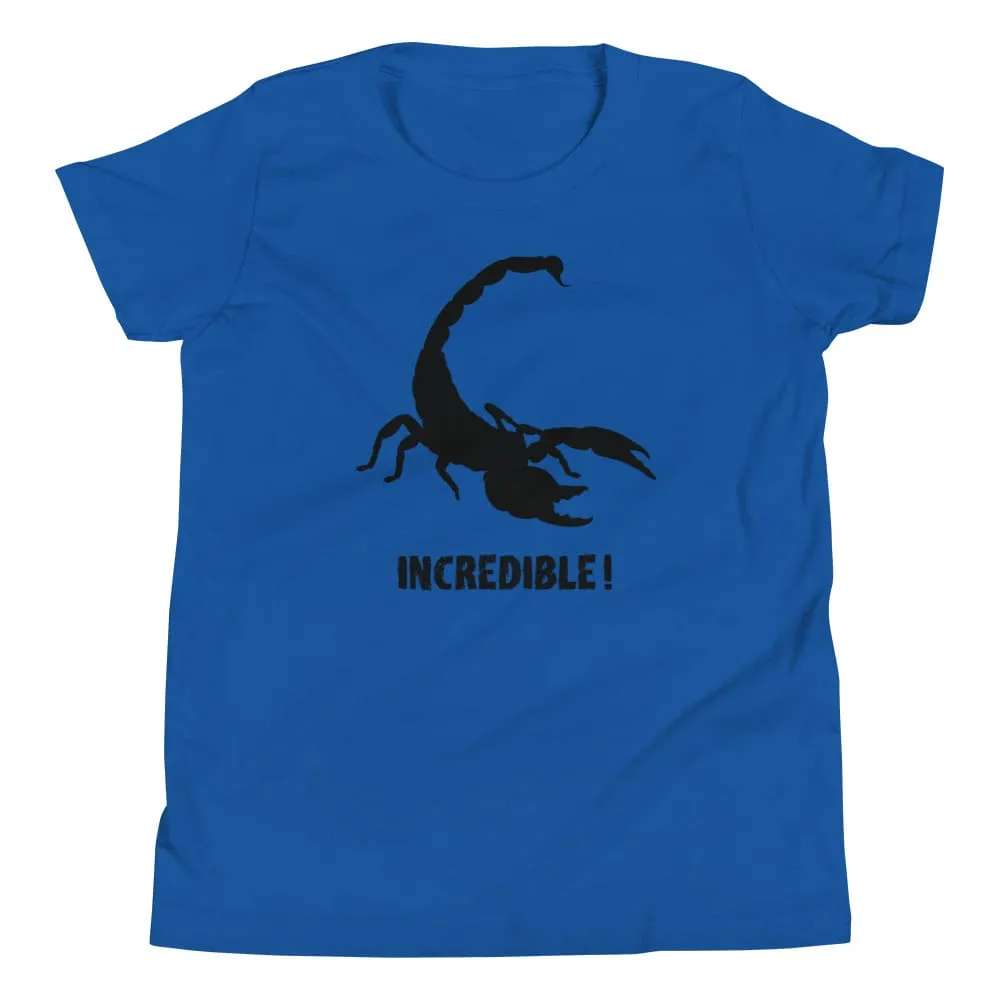 "Scorpions Are Incredible" Scorpions T-Shirt for Youth / Kids (Black Print)