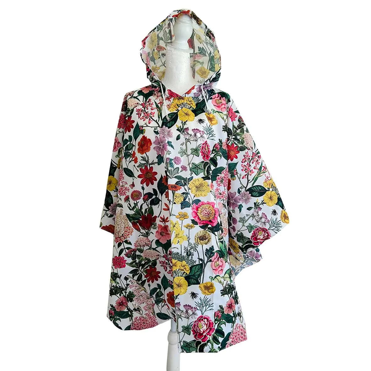 Rain Poncho - Flowerbed Brights