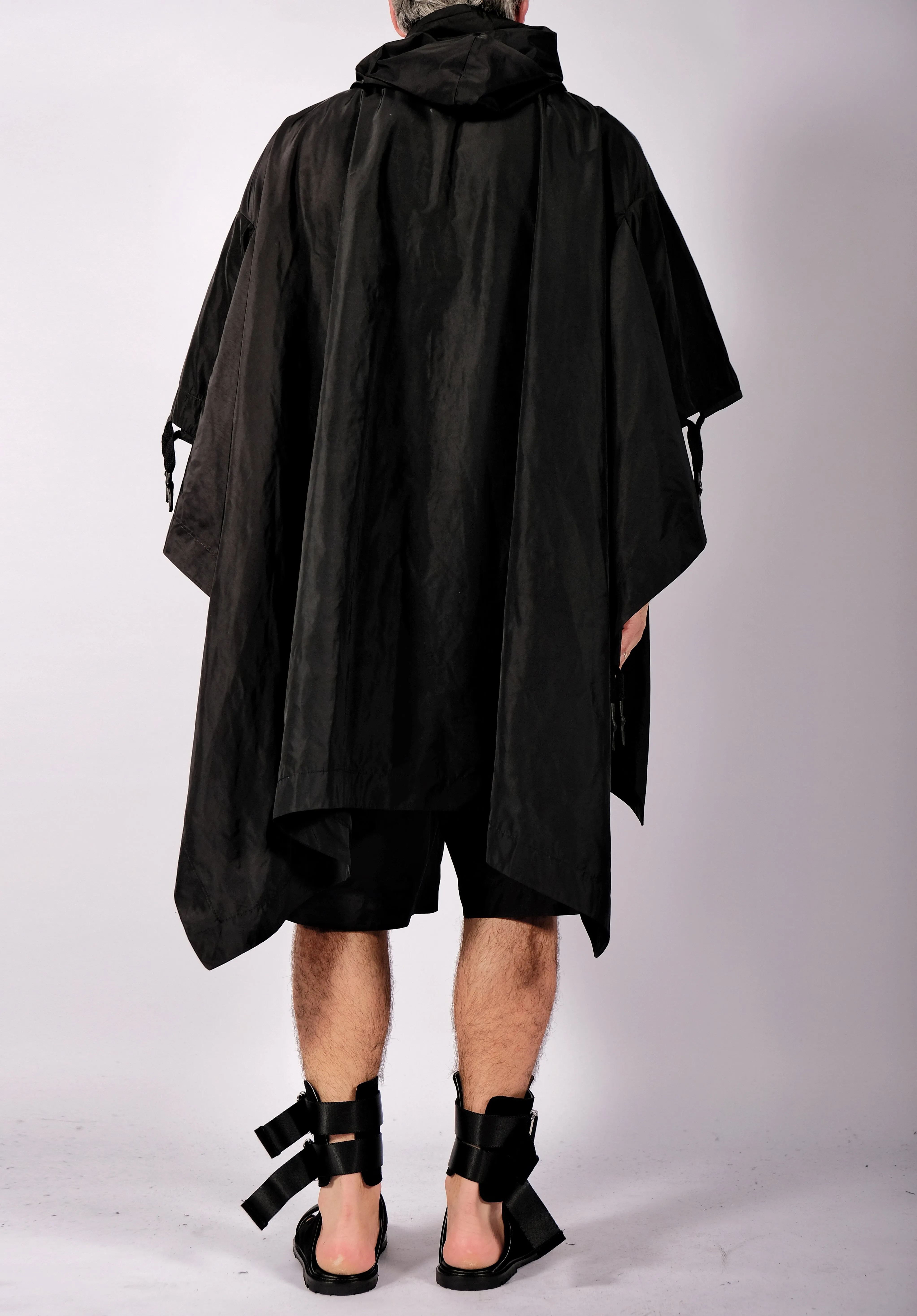 Raincoat Cape with Four Sleeves