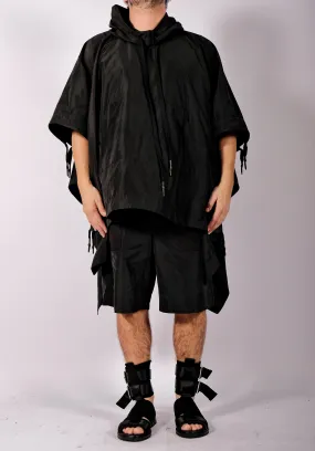 Raincoat Cape with Four Sleeves