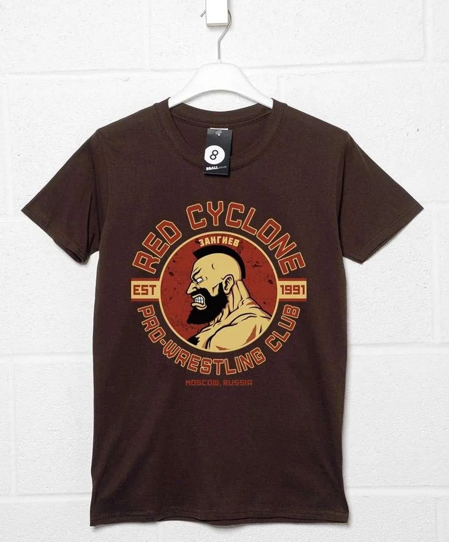 Red Cyclone Wrestling T-Shirt