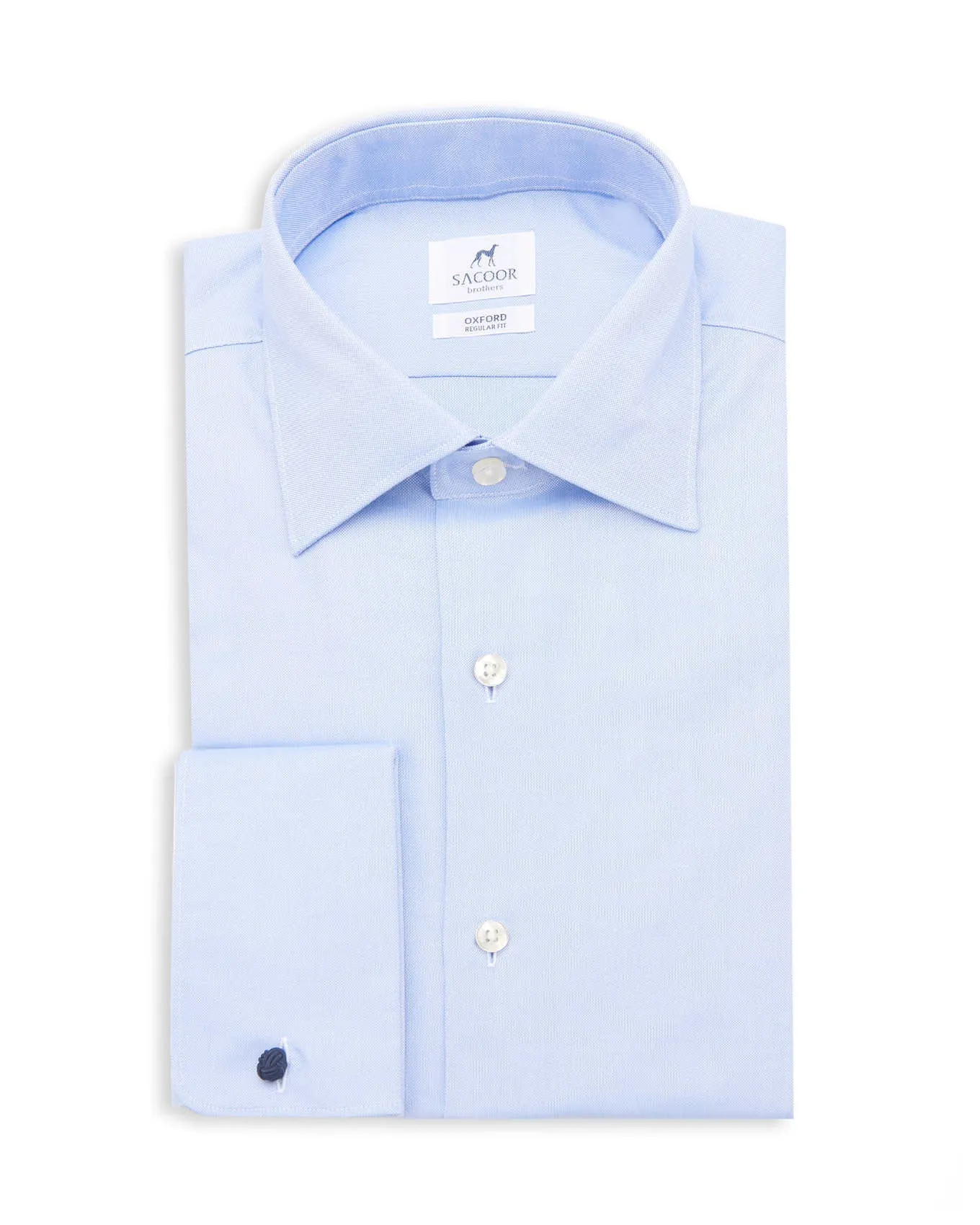 Regular fit oxford cotton formal shirt