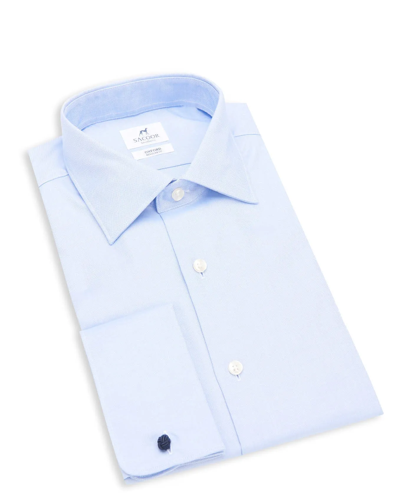 Regular fit oxford cotton formal shirt