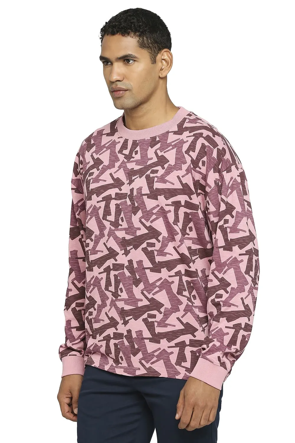 Relaxed Fit Printed Crew T-shirt