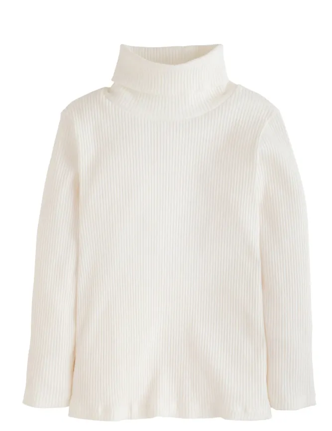 Ribbed Turtleneck - Ivory