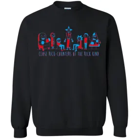 Rick And Morty Close Rick-counters Drawing Unisex Crewneck Pullover Sweatshirt