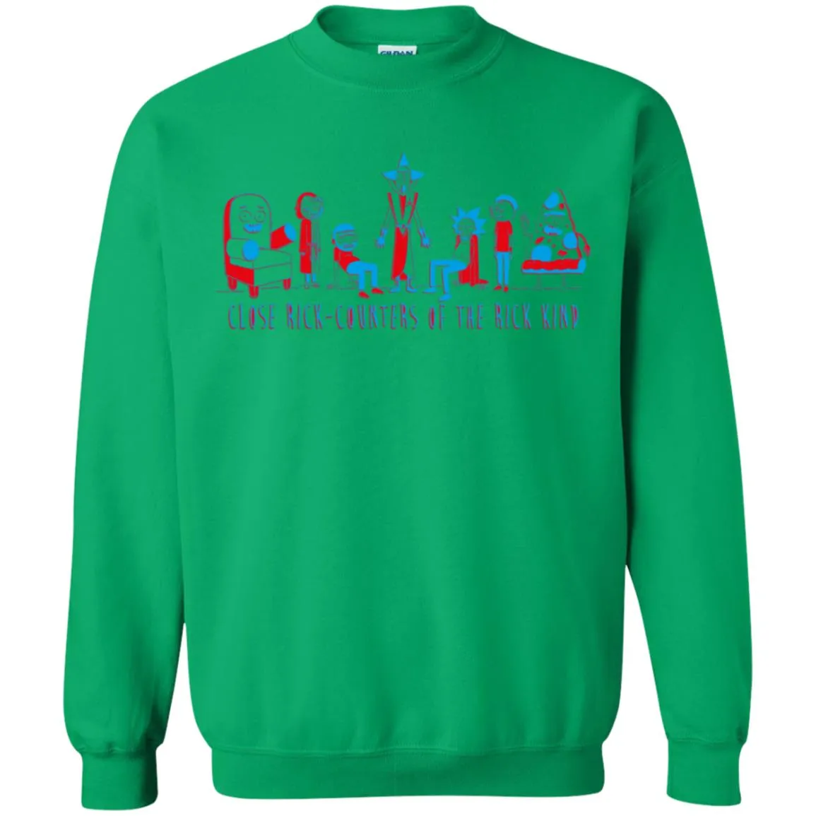 Rick And Morty Close Rick-counters Drawing Unisex Crewneck Pullover Sweatshirt