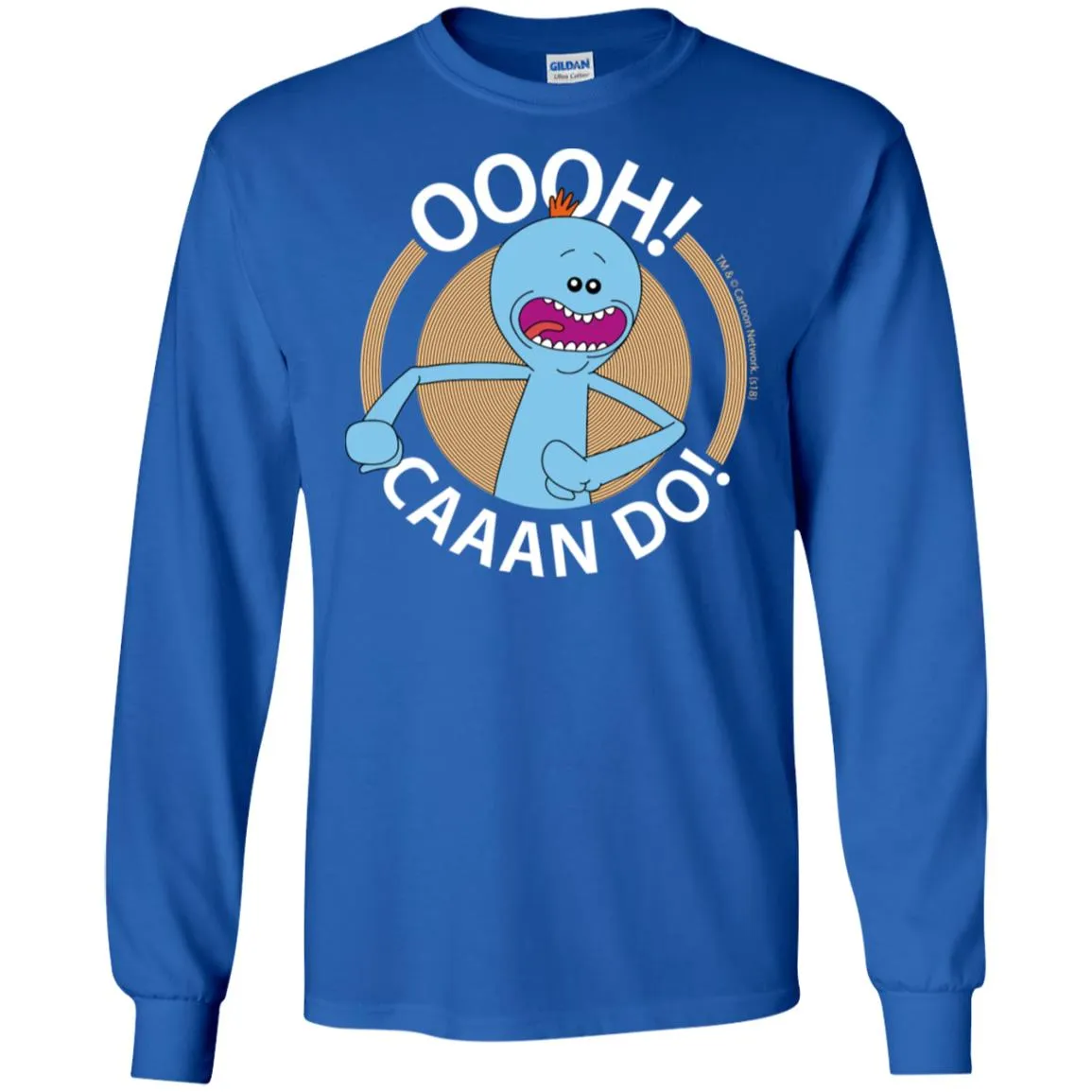 Rick And Morty Mr Meeseeks Oooh Caaan Do Mug Men Long SLeeve Shirt