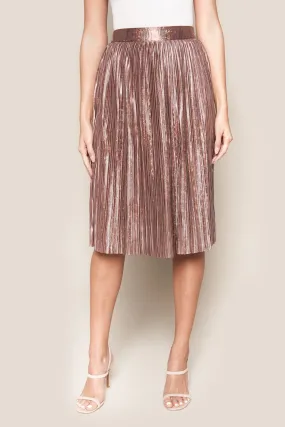 Rover Pleated Midi Skirt