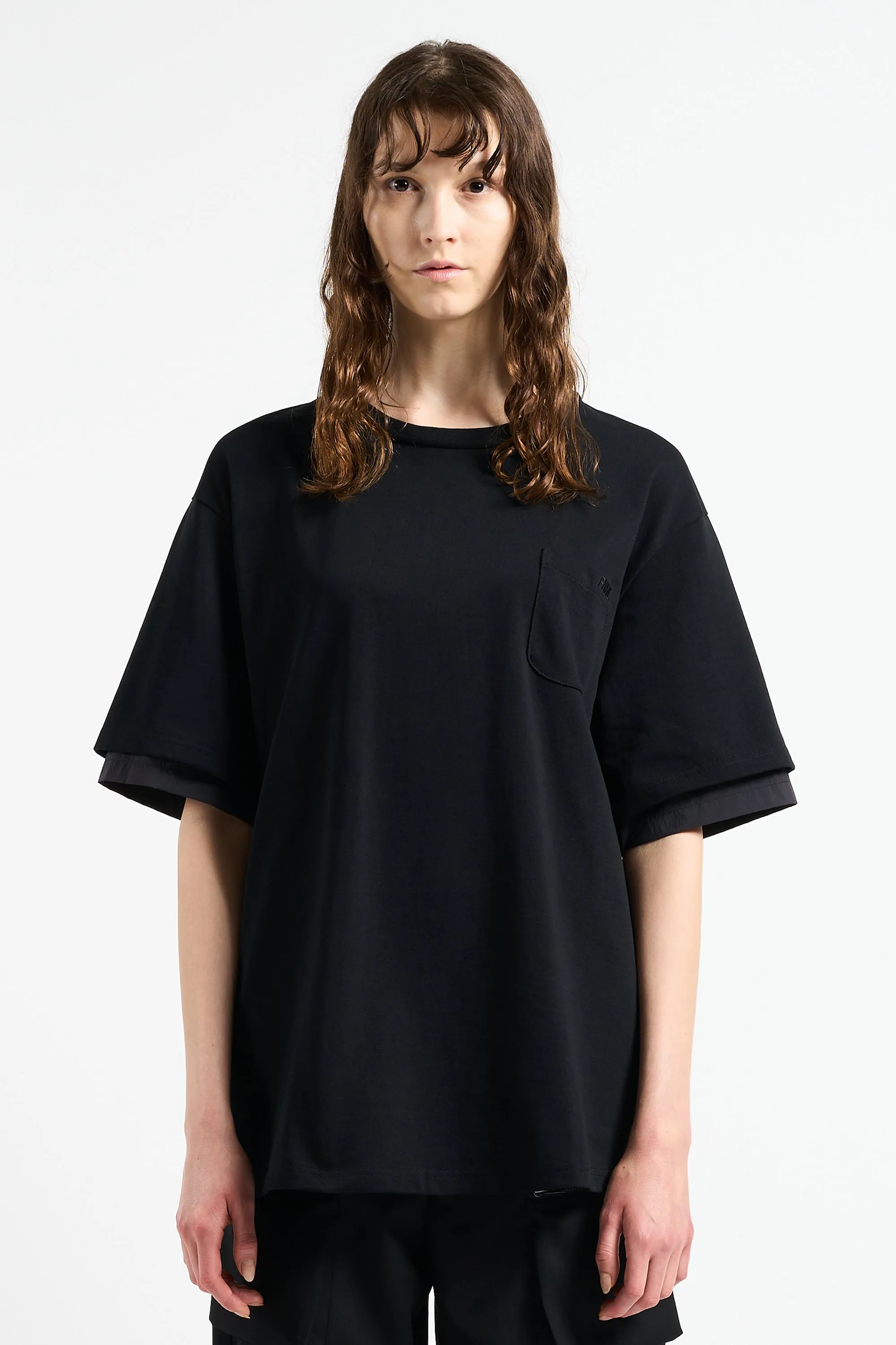 SHIRT LAYERED T-SHIRTS BLACK
