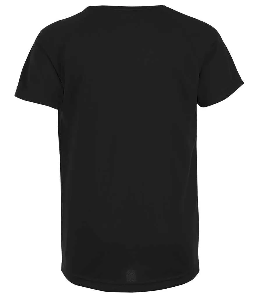 SOL'S Kids Sporty T-Shirt | Black