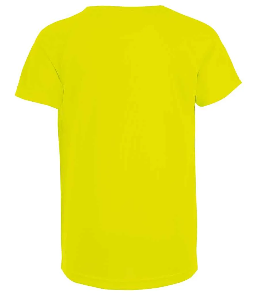 SOL'S Kids Sporty T-Shirt | Neon Yellow