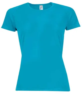 SOL'S Ladies Sporty Performance T-Shirt | Aqua
