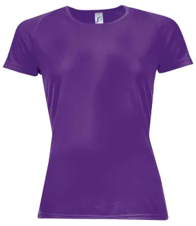 SOL'S Ladies Sporty Performance T-Shirt | Dark Purple