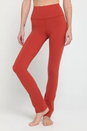 Spiritual Gangster Vivienne Zip Pant - Red Stone
