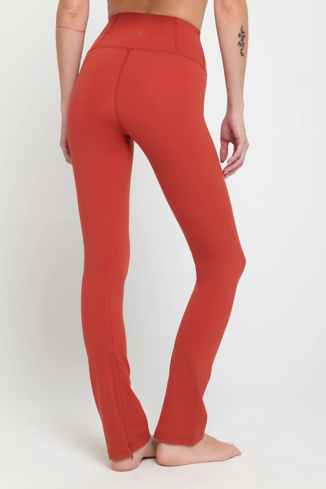 Spiritual Gangster Vivienne Zip Pant - Red Stone