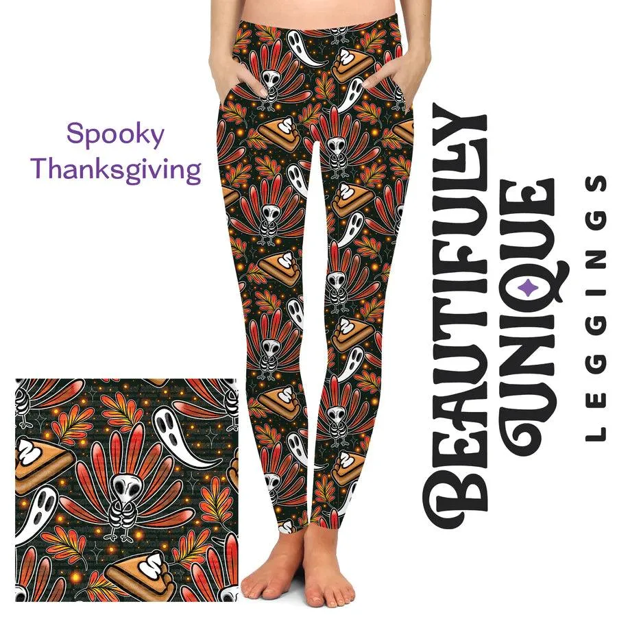 Spooky Thanksgiving Leggings