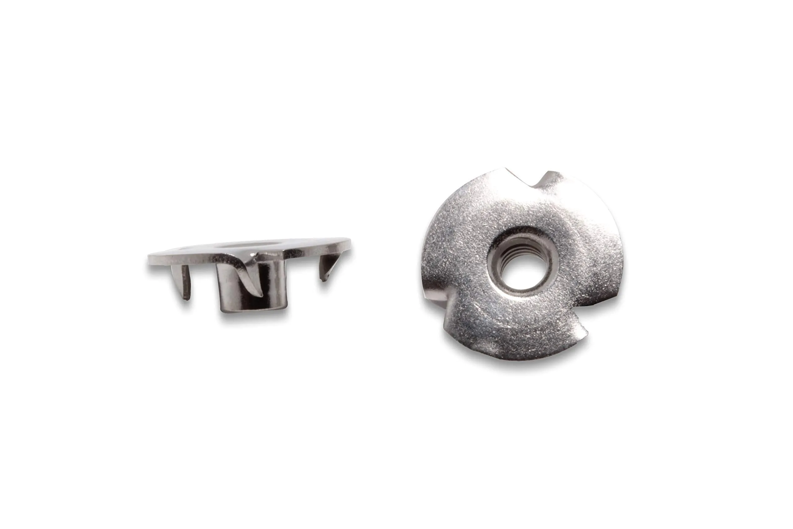 Stainless T-Nuts, 10-24" Inch, (25 Pack), Threaded Insert, Choose Size/Quantity, by Bolt
