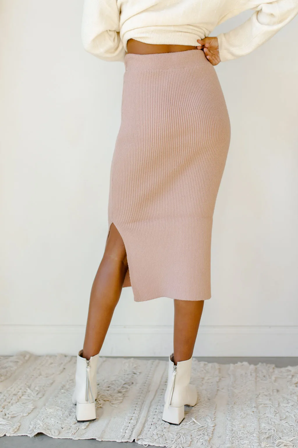 standing strong midi skirt
