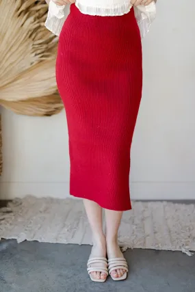 standing strong midi skirt