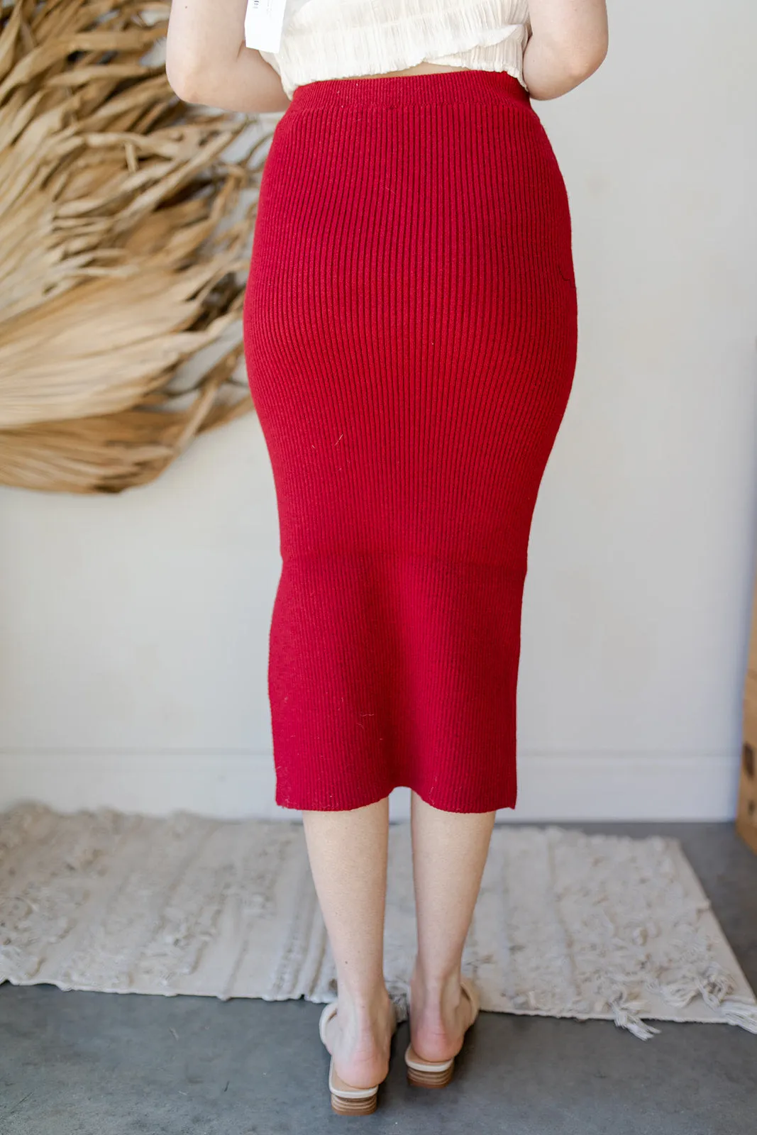 standing strong midi skirt
