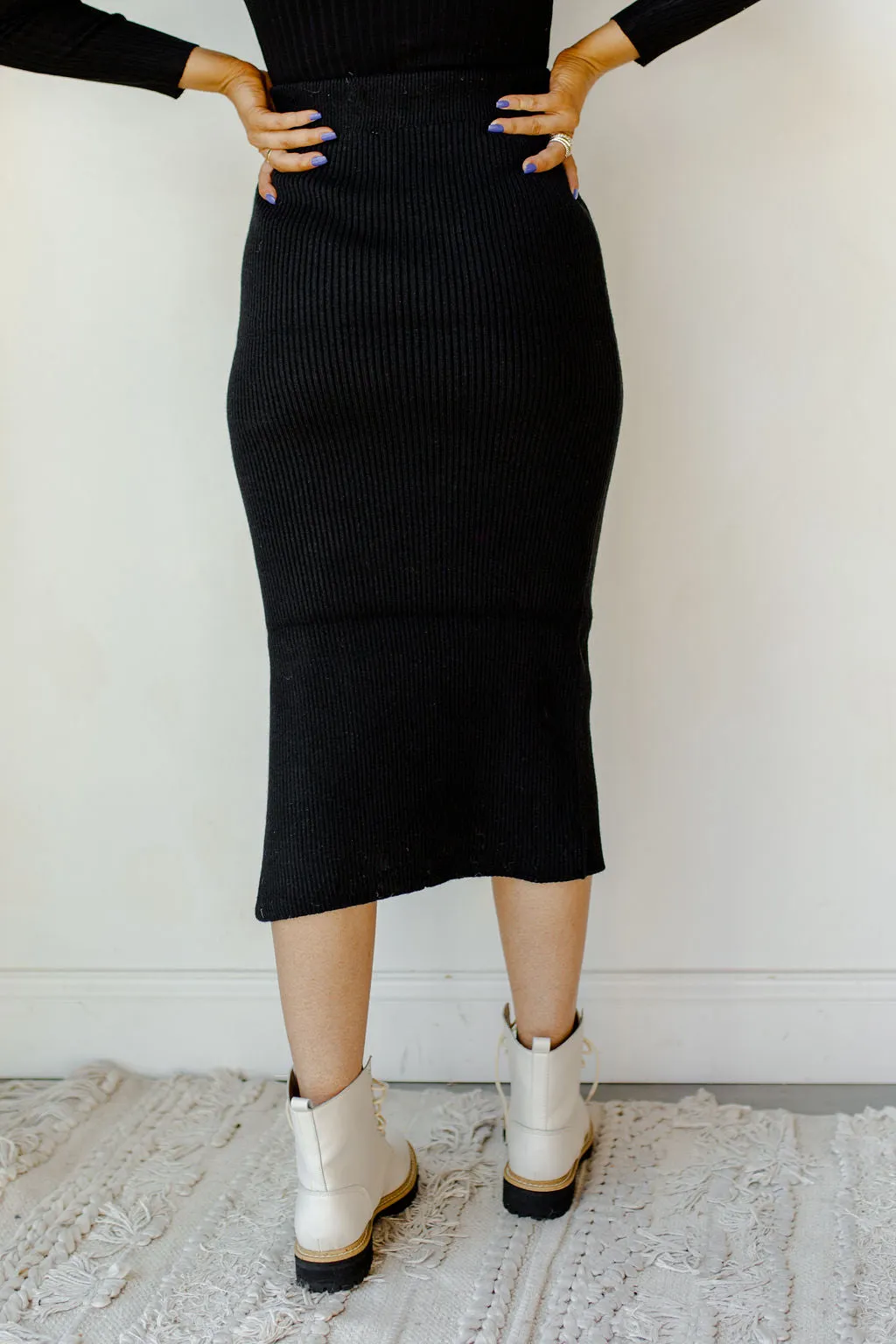 standing strong midi skirt