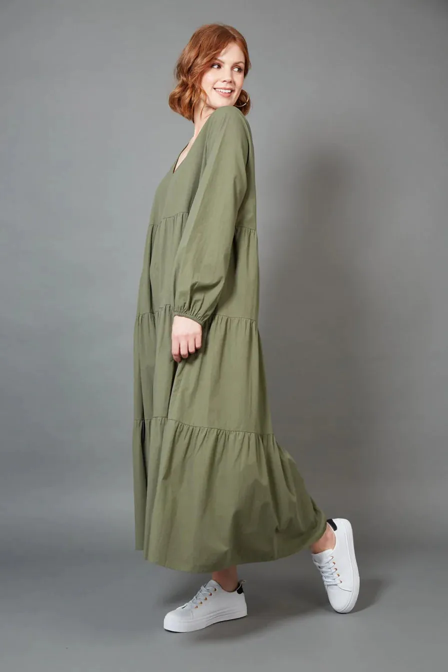 Studio Tiered Maxi / Khaki